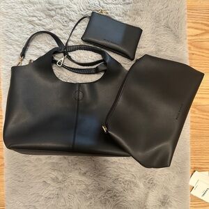 3 in 1 Leather Tote Bag Set